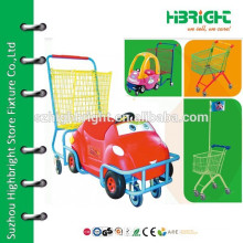 kids shopping trolley with toy car